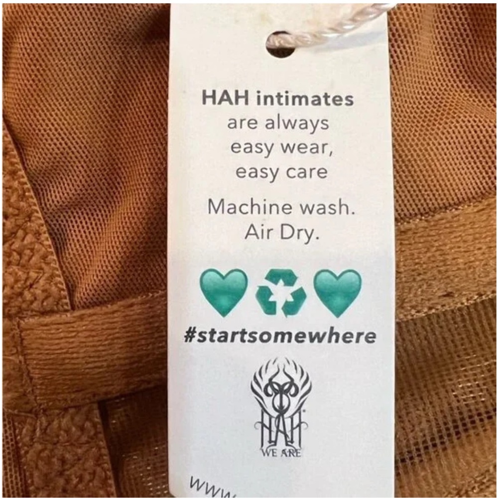 NWT We Are HAH X Free People Wired Bra 30-38C 30C 32C 34C 36C 38C Brown Sugar - Picture 6 of 13
